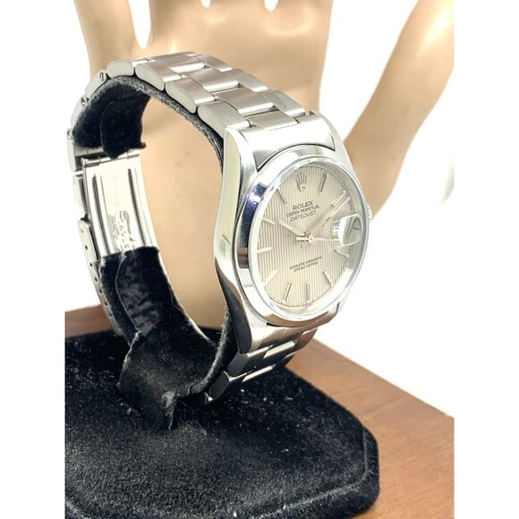 Rolex Datejust Men's Watch 16200 Vintage 1995 Swiss Automatic Tapestry Dial 36mm - Picture 14 of 14